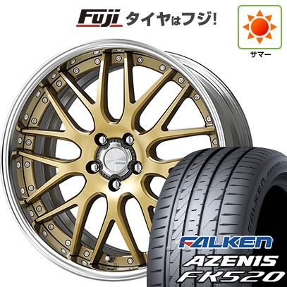 【新品国産車用 5穴114.3車】 夏タイヤ ホイール4本セット 255/45R20 ファルケン アゼニス FK520L WORK ワーク ランベック LM1 20インチ