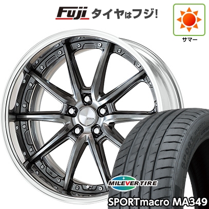 【新品国産車用 5穴114.3車】 夏タイヤ ホイール4本セット 235/35R19 ミレバー スポーツマクロ MA349（限定） ワーク ランベック LS10 19インチ
