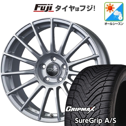 【新品国産車用5穴100】 | オールシーズンタイヤ ホイール4本セット | 225/40R18 | グリップマックス Sure Grip AS | OZ スーパーツーリズモ LM 18インチ