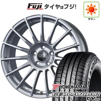 【新品国産車用5穴114.3】 | 夏タイヤ ホイール4本セット | 235/55R18 | ヨコハマ ジオランダー CV G058 | OZ スーパーツーリズモ LM | 7.5J 18インチ