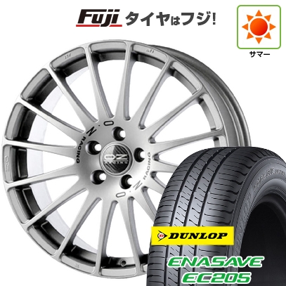 【新品国産車用5穴100】 | 夏タイヤ ホイール4本セット | 205/50R17 | ダンロップ エナセーブ EC205 | OZ スーパーツーリズモ GT | 7J 17インチ