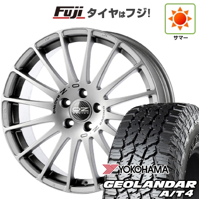 【新品国産車用5穴114.3】 | 夏タイヤ ホイール4本セット | 235/60R18 | ヨコハマ ジオランダー A/T4 G018 RBL | OZ スーパーツーリズモ GT | 8J 18インチ