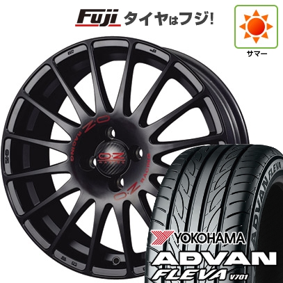 【新品国産車用5穴114.3】 | 夏タイヤ ホイール4本セット | 205/55R17 | ヨコハマ アドバン フレバV701 | OZ スーパーツーリズモ GT | 7J 17インチ