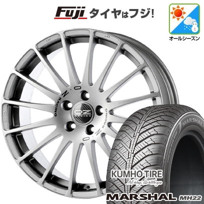 【新品国産車用5穴114.3】 | オールシーズンタイヤ ホイール4本セット | 225/60R17 | マーシャル MH22(限定) | OZ スーパーツーリズモ GT | 7J 17インチ