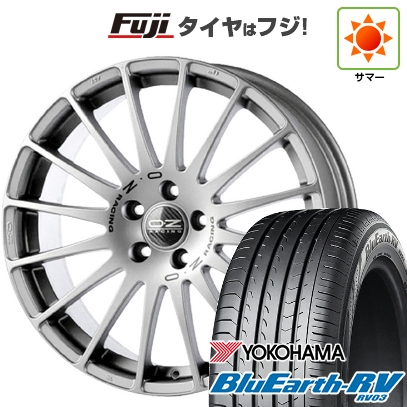 BluEarth - 張り裂ける言いはなつ付き添い人 新品国産車用5穴114.3 | 夏タイア 銀輪4本仕かける | 225/55R18 | 青味地びた RV-03 | OZ スーパーツーリズモ GT 18in