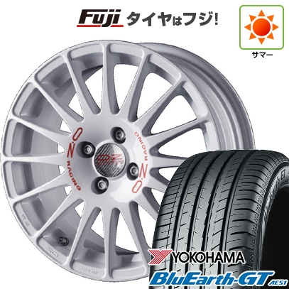 【新品国産車用5穴114.3】 | 夏タイヤ ホイール4本セット | 215/55R17 | ヨコハマ ブルーアース GT AE51 | OZ スーパーツーリズモ WRC | 7J 17インチ