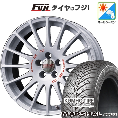 【新品国産車用5穴114.3】 | オールシーズンタイヤ ホイール4本セット | 235/55R18 | マーシャル MH22(限定) | OZ スーパーツーリズモ WRC | 8J 18インチ