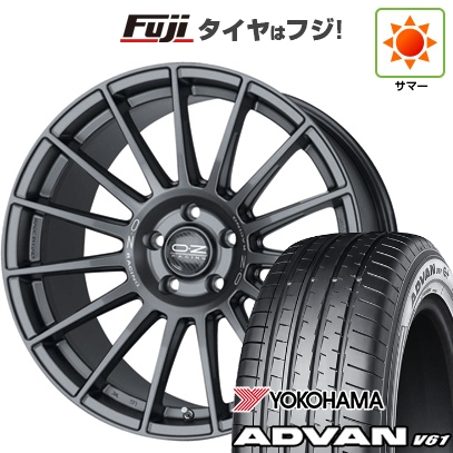 【新品国産車用5穴114.3】 | 夏タイヤ ホイール4本セット | 235/55R20 | ヨコハマ アドバン V61 | OZ スーパーツーリズモ ダカール | 20インチ