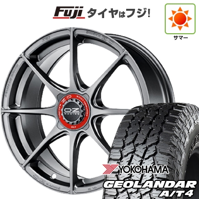 【新品国産車用5穴114.3】 | 夏タイヤ ホイール4本セット | 225/65R17 | ヨコハマ ジオランダー A/T4 G018 RBL | OZ フォーミュラHLT | 7.5J 17インチ