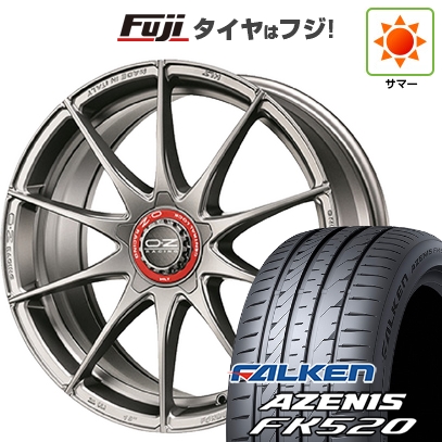 【新品国産車用5穴100】 | 夏タイヤ ホイール4本セット | 225/55R18 | ファルケン アゼニス FK520L | OZ フォーミュラHLT | 8J 18インチ