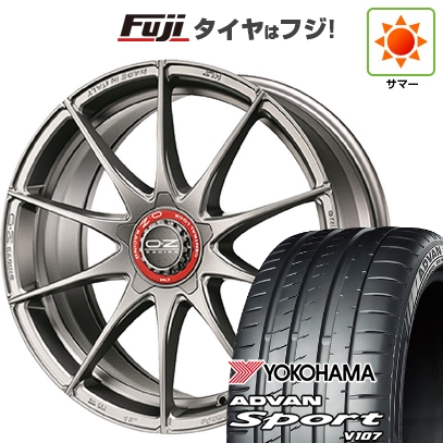パンク保証付き 新品国産車用5穴114.3 | 夏タイヤ ホイール4本セット | 225/45R18 | アドバン スポーツ V107(限定) | OZ フォーミュラHLT 18インチ