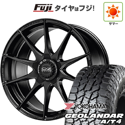 【新品国産車用5穴114.3】 | 夏タイヤ ホイール4本セット | 225/55R18 | ヨコハマ ジオランダー A/T4 G018 RBL | OZ フォーミュラHLT | 8J 18インチ