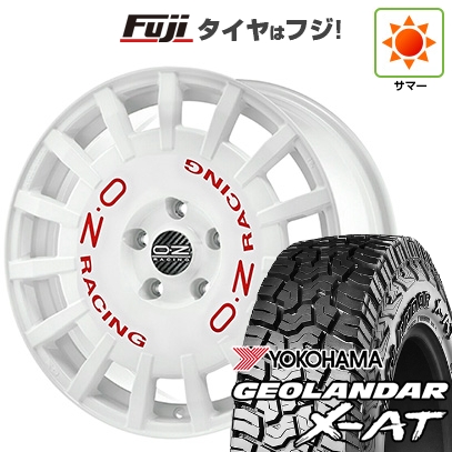 【新品】RAV4（アドベンチャー） | 夏タイヤ ホイール4本セット | 245/65R17 | ヨコハマ ジオランダー X-AT G016 OWL | OZ ラリーレーシング | 8J 17インチ