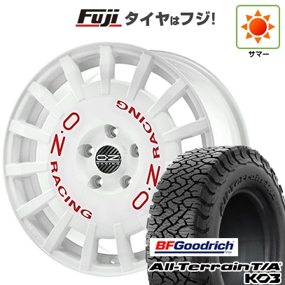【新品国産車用5穴114.3】 | 夏タイヤ ホイール4本セット | 215/65R16 | BFグッドリッチ オールテレーンT/A KO3 RBL | OZ ラリーレーシング | 7J 16インチ