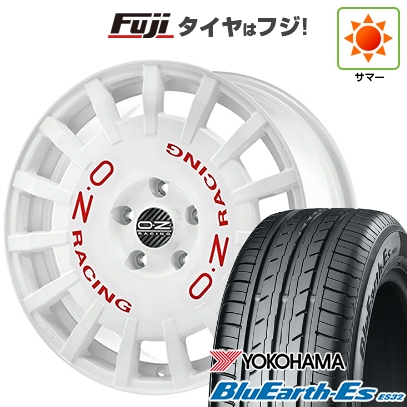 【新品国産車用 4穴100車】 夏タイヤ ホイール4本セット 205/50R17 ヨコハマ ブルーアース ES32 OZ ラリーレーシング 17インチ