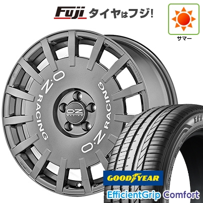 【新品国産車用5穴114.3】 | 夏タイヤ ホイール4本セット | 215/45R18 | グッドイヤー EfficientGrip Comfort(限定) | OZ ラリーレーシング 18インチ