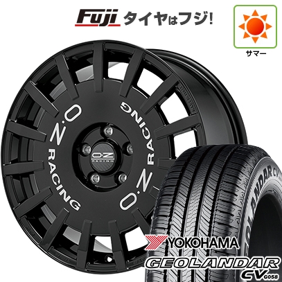 【新品国産車用5穴114.3】 | 夏タイヤ ホイール4本セット | 225/60R17 | ヨコハマ ジオランダー CV G058 | OZ ラリーレーシング | 7J 17インチ