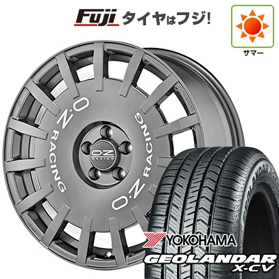 【新品国産車用5穴114.3】 | 夏タイヤ ホイール4本セット | 225/45R19 | ヨコハマ ジオランダー X-CV G057 | OZ ラリーレーシング | 8J 19インチ