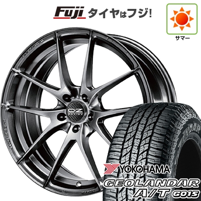 【新品国産車用5穴100】 | 夏タイヤ ホイール4本セット | 225/60R17 | ヨコハマ ジオランダー A/T G015 OWL/RBL | OZ レッジェーラHLT | 7.5J 17インチ