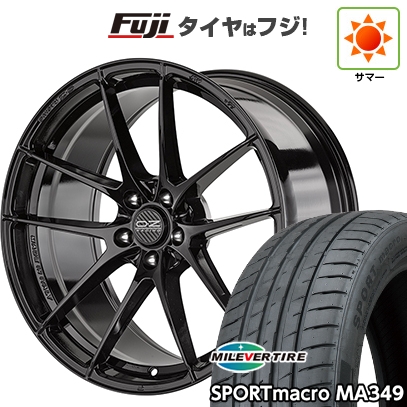 【新品国産車用5穴114.3】 | 夏タイヤ ホイール4本セット | 215/35R19 | ミレバー スポーツマクロ MA349（限定） | OZ レッジェーラHLT | 8J 19インチ