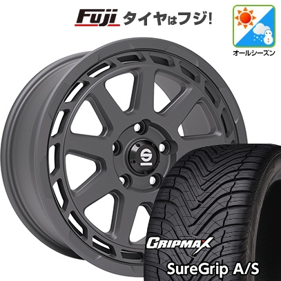 【新品国産車用5穴114.3】 | オールシーズンタイヤ ホイール4本セット | 225/45R18 | グリップマックス Sure Grip AS | OZ SPARCO グラベル 18インチ