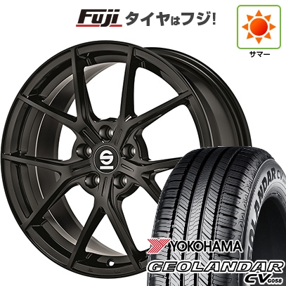 GEOLANDAR - 【新品国産車用5穴114.3】 | 夏タイア 銀輪4本仕かける | 235/55R19 | ヨコハマ ジオランダー CV G058 | OZ SPARCO ポディオ | 19in