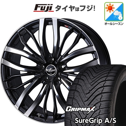 【新品国産車用5穴114.3】 | オールシーズンタイヤ ホイール4本セット | 225/55R18 | グリップマックス Sure Grip AS | レオニス SC 18インチ