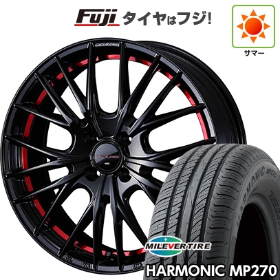 【新品国産車用4穴100】 | 夏タイア 車輪4本仕掛ける | 195/55R16 | ミ生き胆 ハーモニック MP270(押さえる) | ノヴァ木鼠 ローグ QR | 6J 16in 自動車-夏タイヤ、ホイールセット-タイヤ、ホイール