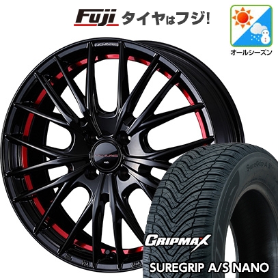 【新品】ライズ/ロッキー（ガソリン） | オールシーズンタイヤ ホイール4本セット | 195/60R17 | Sure Grip AS ナノ | ノヴァリス ローグ QR 17インチ
