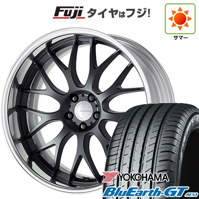 BluEarth - 【新品国産車用5穴114.3】 | 夏タイア 車輪4本仕掛ける | 225/45R19 | ヨコハマ 青碧地びた GT AE51 | WORK 細工物 グノーシスRX RXM | 19in 車、バイク、自転車-夏タイヤ、ホイールセット-自動車