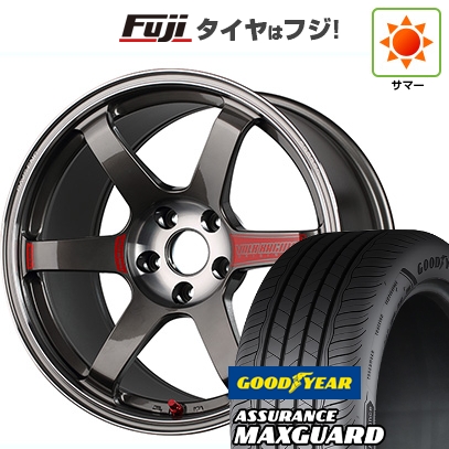 【新品国産車用5穴114.3】 | 夏タイヤ ホイール4本セット | 225/45R19 | グッドイヤー Assurance Maxguard(限定) | TE37 サーガ SL 19インチ