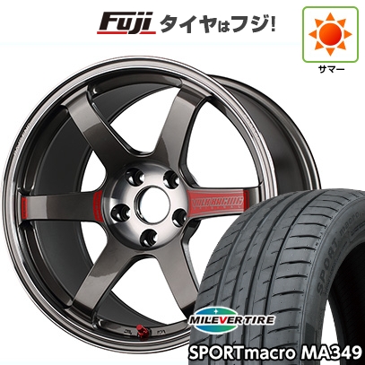 【新品国産車用5穴114.3】 | 夏タイヤ ホイール4本セット | 245/45R19 | ミレバー MA349 | RAYS レイズ ボルクレーシング TE37 サーガ SL | 19インチ