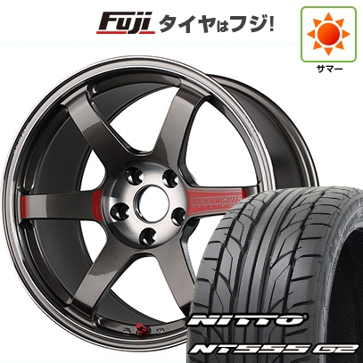 【パンク保証付き】【新品国産車用5穴114.3】 | 夏タイヤ ホイール4本セット | 245/35R19 | ニットー NT555 G2 | TE37 サーガ SL | 19インチ