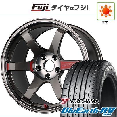 BluEarth - 【はち切れる引き請ける付き添い人】【新品国産車用5穴114.3】 | 夏タイア 車輪4本仕掛ける | 245/45R19 | ヨコハマ 青碧地びた RV-03 | TE37 サーガ SL | 19in 夏タイヤ、ホイールセット-車、バイク、自転車-タイヤ、ホイール