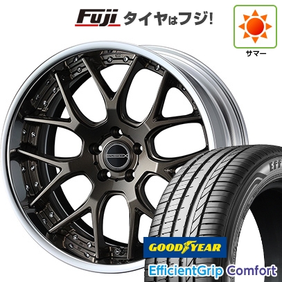 【新品国産車用5穴114.3】 | 夏タイヤ ホイール4本セット | 215/45R18 | グッドイヤー EfficientGrip Comfort(限定) | マーベリック 1307M 18インチ