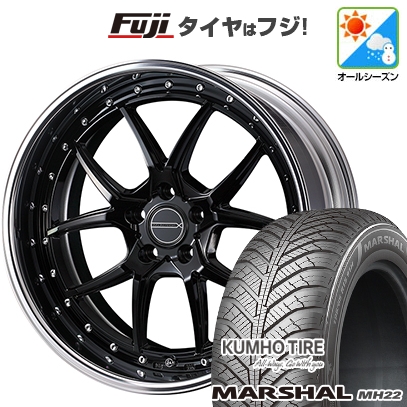 【新品国産車用5穴114.3】 | オールシーズンタイヤ ホイール4本セット | 225/45R18 | マーシャル MH22(限定) | マーベリック 1705S 18インチ