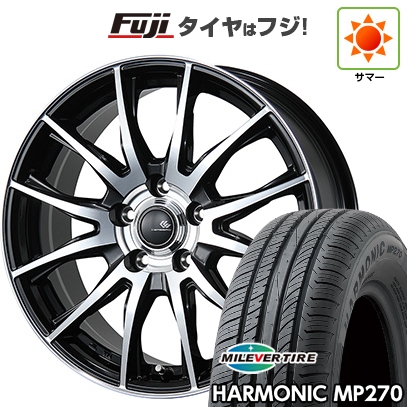 【新品国産車用5穴114.3】 | 夏タイヤ ホイール4本セット | 195/65R15 | ミレバー ハーモニック MP270(限定) | トピー セレブロ TX2 | 6J 15インチ