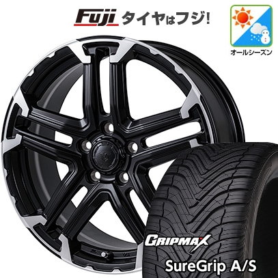 【新品国産車用5穴114.3】 | オールシーズンタイヤ ホイール4本セット | 215/50R18 | グリップマックス Sure Grip AS | JPスタイル MJ-T 18インチ