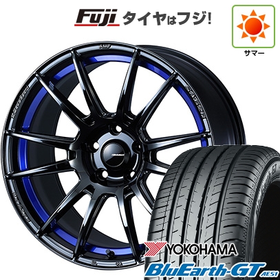 【新品国産車用5穴114.3】 | 夏タイヤ ホイール4本セット | 225/40R18 | ブルーアース GT AE51 | WedsSport SA-62R【限定】 18インチ
