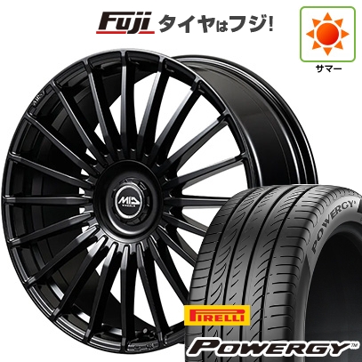 PIRELLI - 【新品国産車用5穴114.3】 | 夏タイア 銀輪4本仕かける | 245/45R19 | ピレリ パワジー | MID WHEELS MID EXCLUSIVE 020F | 8J 19in