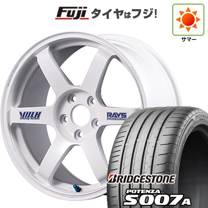 POTENZA - 【新品】シビック 手あいR(FL5) | 夏タイア 車輪4本仕掛ける | 265/35R18 | ポテンザ S007A | TE37 サーガ S-plus 30thステッカーVer | 9.5J 18in 夏タイヤ、ホイールセット-自動車-タイヤ、ホイール