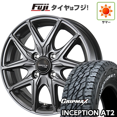 軽トラ 軽バン | 夏タイヤ ホイール4本セット | 145R12C 80/78N | インセプション A/TII RWL(限定) | シビラ NEXT F05【限定】 | 3.5J 12インチ