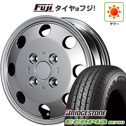 エコピア 【新品 軽自動車】軽トラ 軽バン | 夏タイヤ ホイール4本 