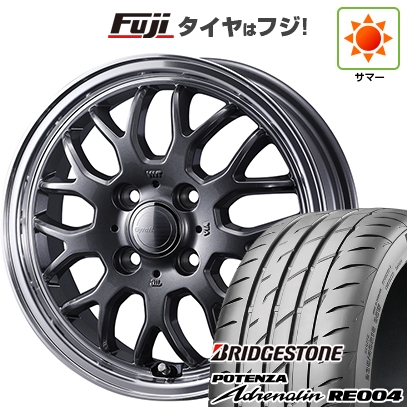 【新品 軽自動車】 | 夏タイヤ ホイール4本セット | 165/55R14 | ブリヂストン ポテンザ アドレナリン RE004 | WEDS ウェッズ グラフト 9M | 4.5J 14インチ