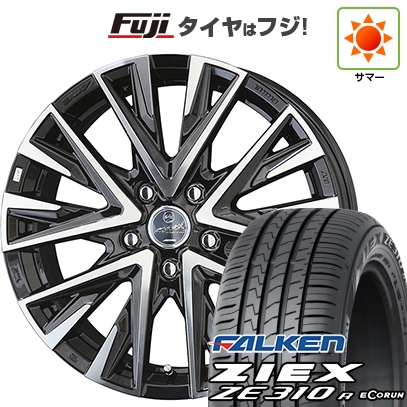 【新品】フリード 5穴/114 夏タイヤ ホイール4本セット 185/65R15 ファルケン ジークス ZE310R エコラン（限定） 共豊 スマック レジーナ 15インチ