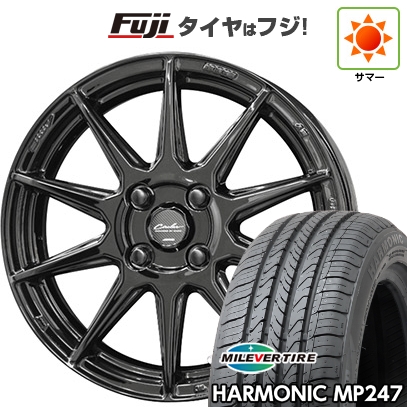 【新品 軽自動車】エブリイワゴン サマータイヤ ホイール4本セット 165/50R15 ミレバー ハーモニック MP247(限定) 共豊 サーキュラー C10R 15インチ