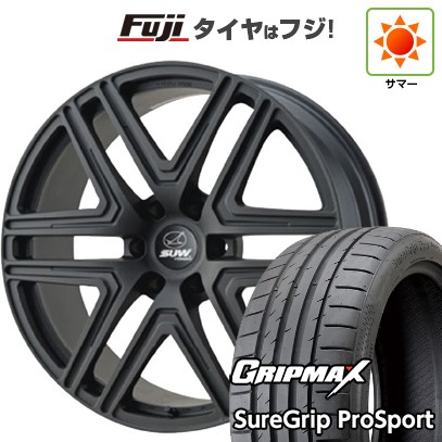 【新品国産車用 6穴139.7車】 夏タイヤ ホイール4本セット 265/40R22 GRIPMAX シュアグリップ PRO SPORT BSW（限定） クライメイト SUW ルクソール6 22インチ