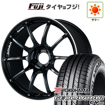 【新品国産車用5穴100】 | 夏タイヤ ホイール4本セット | 225/55R18 | ヨコハマ ジオランダー CV G058 | ヨコハマ アドバンレーシング RZII | 7.5J 18インチ