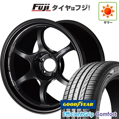 【新品国産車用5穴114.3】 | 夏タイヤ ホイール4本セット | 215/45R18 | グッドイヤー EfficientGrip Comfort(限定) | ADVAN Racing RG-D2 18インチ