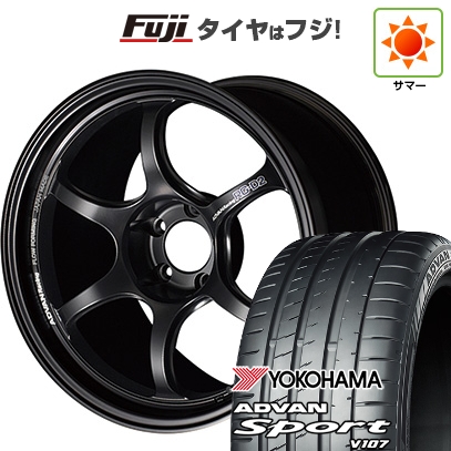 パンク保証付き 新品国産車用5穴114.3 | 夏タイヤ ホイール4本セット | 225/45R18 | アドバン スポーツ V107(限定) | ADVAN Racing RG-D2 18インチ